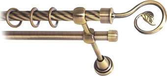 Lm Decor Крюк (антик, витая, 1.6м 16мм, 2 ряда)