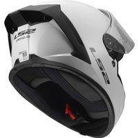 Мотошлем LS2 FF820 Rapid III Solid (S, белый глянцевый)