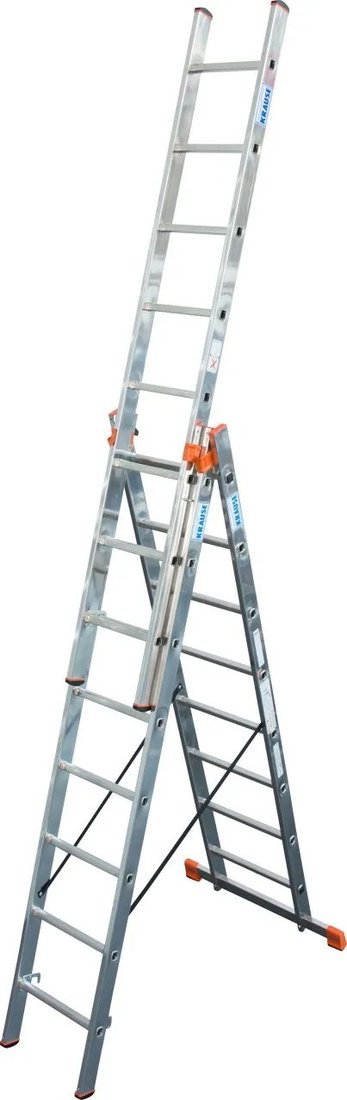 Лестница-трансформер Krause Трехсекционная универсальная лестница TRIBILO 3х8