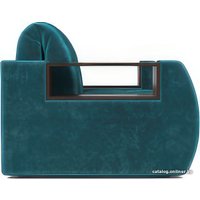 Кресло-кровать Мебель-АРС Барон №3 (бархат, сине-зеленый Star Velvet 43 Black Green)