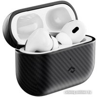 Чехол Pitaka MagEZ для AirPods Pro 2 (черный/серый)