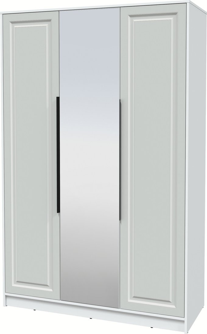 

Шкаф распашной Интерлиния Концепт КТ-Ш3з Деко (белый платинум/грей)