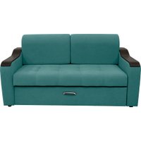 Диван Сириус Лидер-3 НПБ 185x110 (Eva 28 велюр зеленый)