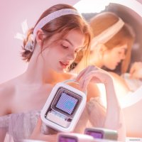 Беспроводная колонка Divoom Ditoo (розовый)