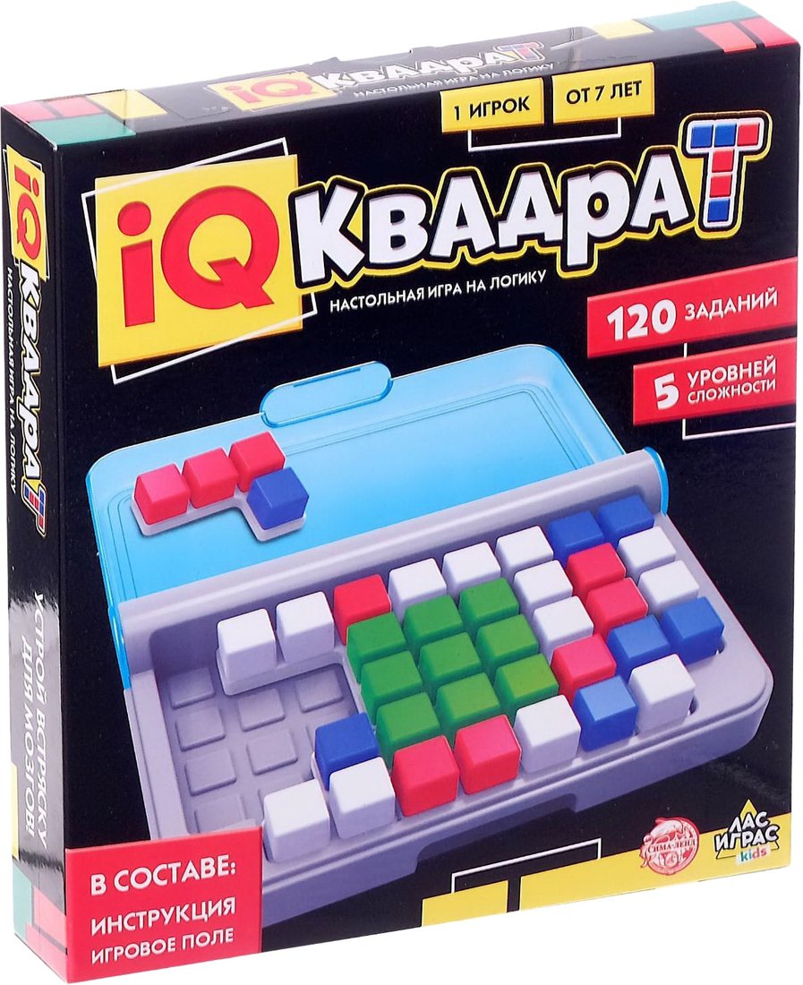 

Настольная игра Лас Играс IQ Квадрат 5113281