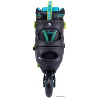 Роликовые коньки Ridex Remi (р. 31-34, черный/зеленый/голубой)