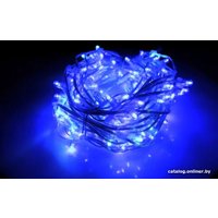 Гирлянда клип-лайт IQLED Клип-лайт 12В, расстояние 15 см, 100 м, светодиод синий 6, Flash с насадкой (колпачок)