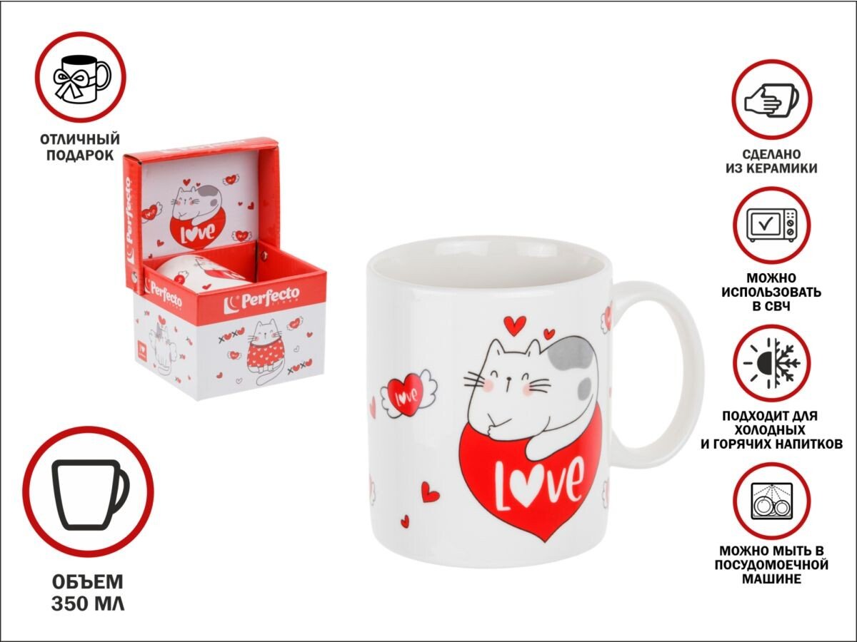 

Кружка Perfecto Linea Cats-1 30-062601