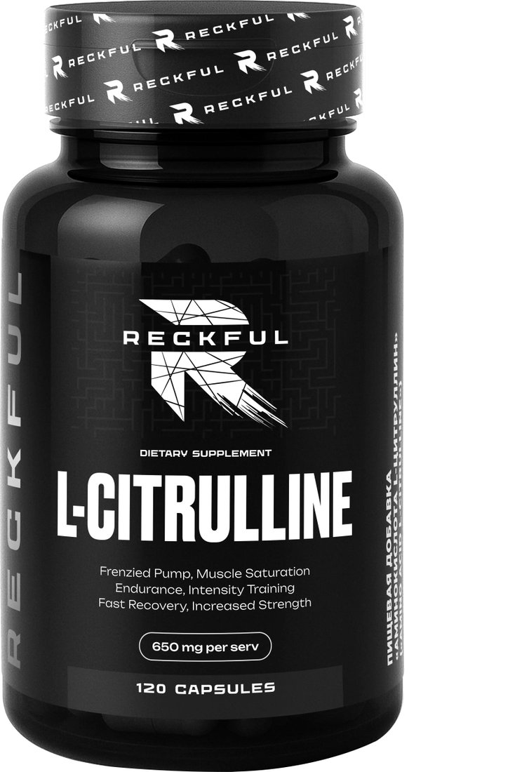 

Цитруллин Reckful L-Citrulline (120 капсул)