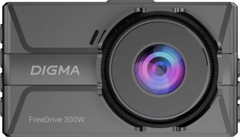 Видеорегистратор для авто Digma FreeDrive 300W FD300W (черный)