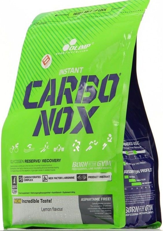 

Гейнер Olimp Sport Nutrition Carbonox I00004346 (1 кг, лимон, пакет)