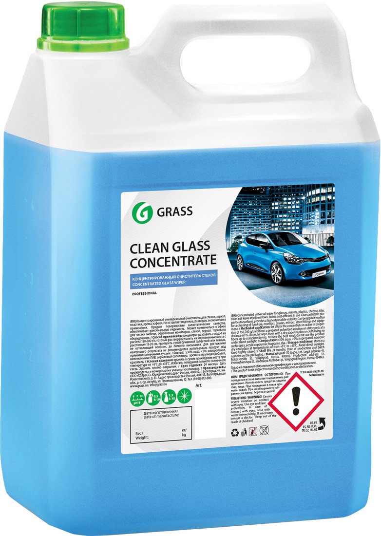 

Grass Очиститель стекол Clean glass concentrate 5 кг 130101