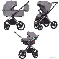 Универсальная коляска Carrello Optima 2022 CRL-6504/1 (3 в 1, smoke grey)