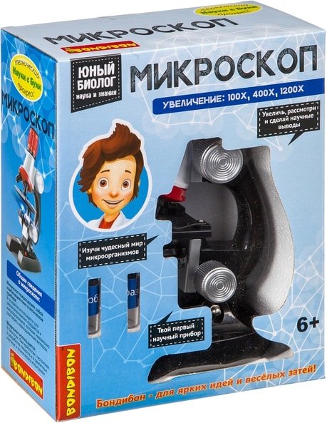 

Детский микроскоп Bondibon Науки с Буки Микроскоп ВВ4200