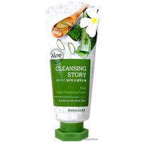  Welcos Пенка для умывания Cleansing Story Foam Cleansing Aloe 120 мл