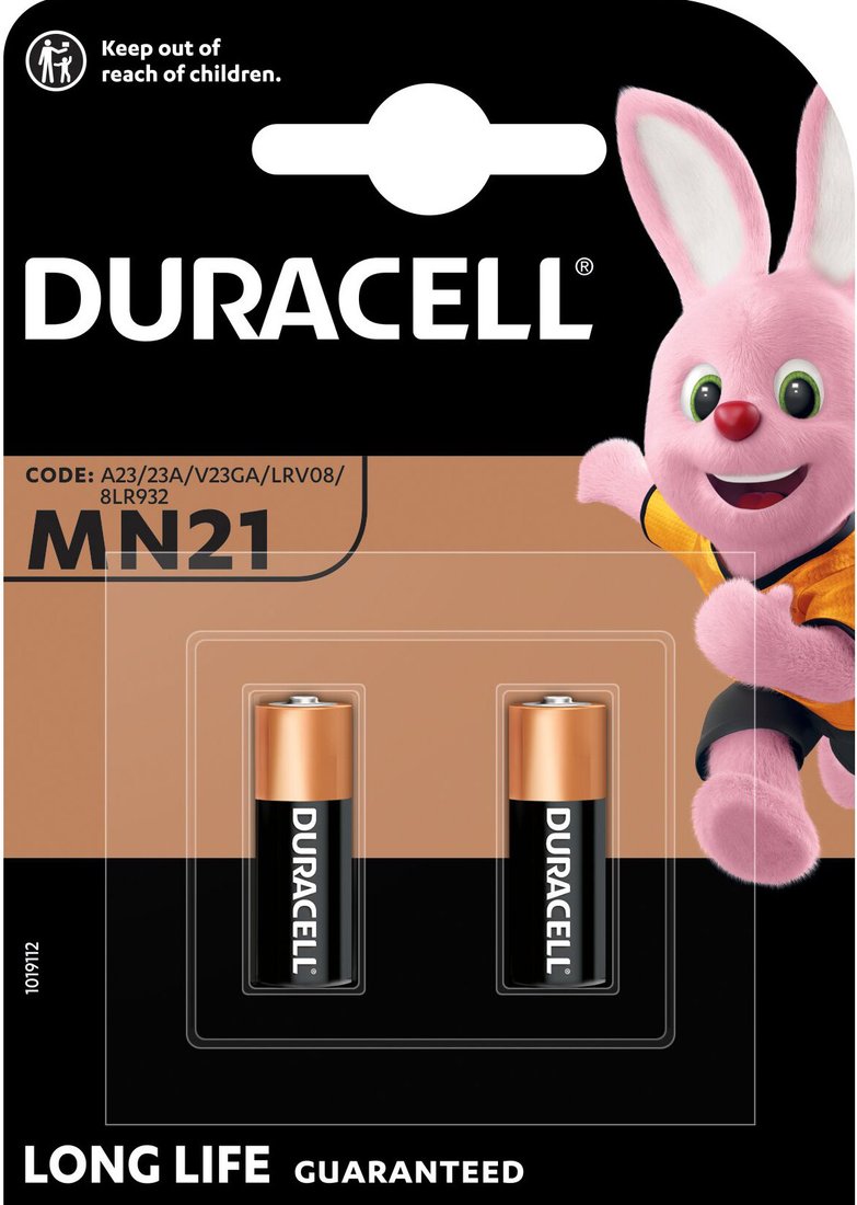

Батарейка DURACELL A23/MN21 BL2 2шт