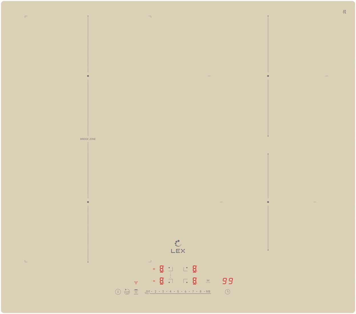 

Варочная панель LEX EVI 641A I IV
