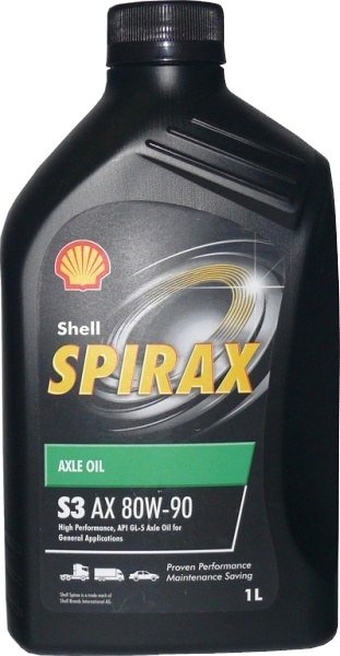 

Трансмиссионное масло Shell Spirax S3 AX 80W-90 1л