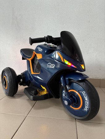 Электромотоцикл Baby Driver K111 (синий)