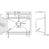 Кухонная мойка Roxen Stage 560250-60-BS оружейная сталь (с держателем для ножей и аксессуарами)