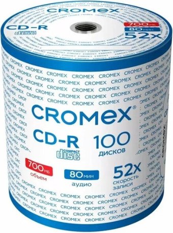 CD-R диск Cromex 700Mb 52x 513779 (100 шт.)