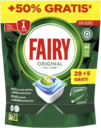 

Капсулы для посудомоечной машины Fairy Original All in One (44 шт)