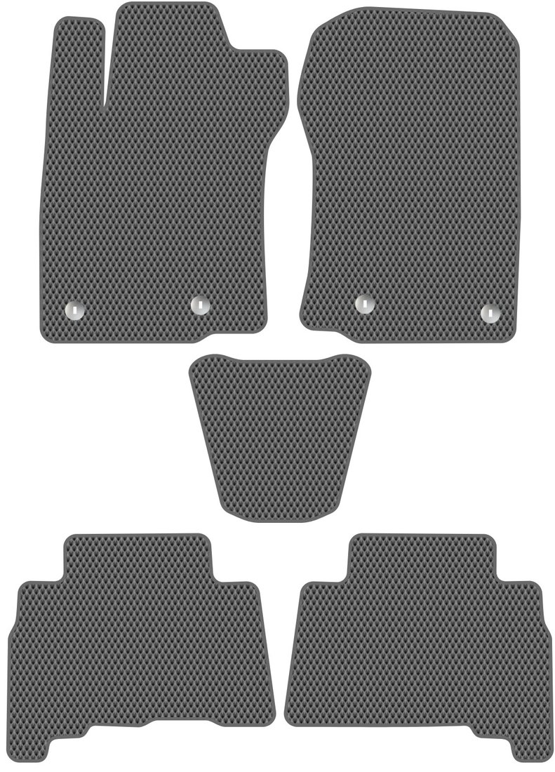 

Комплект ковриков для авто Alicosta Lexus GX460 II (suv / J150) 2013 - Н.В. (серый, ромб)