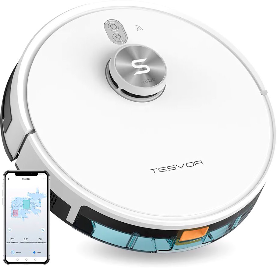 

Робот-пылесос Tesvor S6 Turbo (белый)
