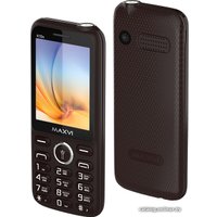 Кнопочный телефон Maxvi K15n (коричневый)