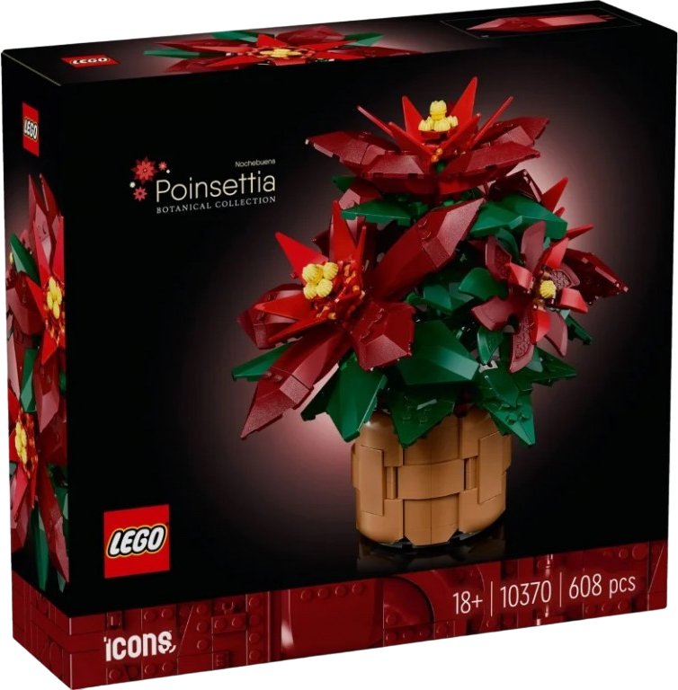 

Конструктор LEGO Icons 10370 Пуансеттия