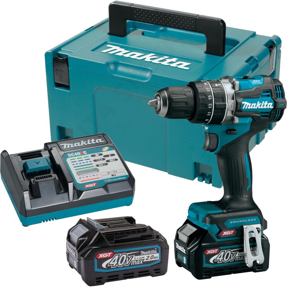

Ударная дрель-шуруповерт Makita HP002GA201 (с 2-мя АКБ, кейс)
