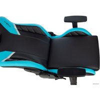 Игровое (геймерское) кресло Knight Thunder 5X (черный/голубой)