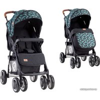 Коляска прогулочная «книга» Lorelli Ines (black leawes)