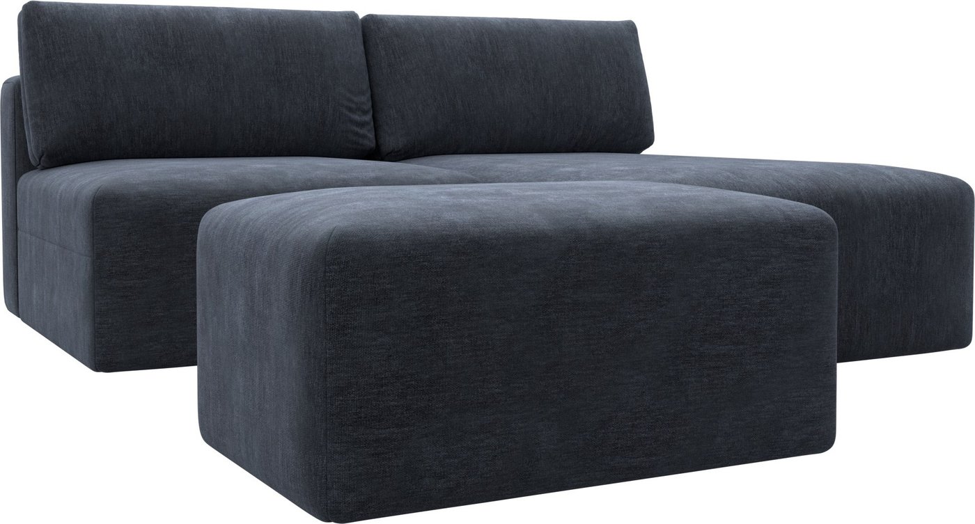 

Угловой диван Лига диванов Лига-060 НПБ угол универсальный с пуфом 129687 (шенилл Rimini 14 темно-серый)