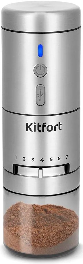

Аккумуляторная кофемолка Kitfort KT-7537