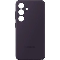 Чехол для телефона Samsung Silicone Case S24+ (темно-фиолетовый)