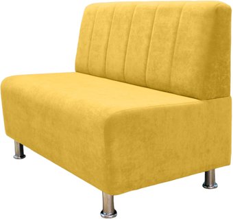 Диван Brioli Руди П двухместный (V13-желтый)