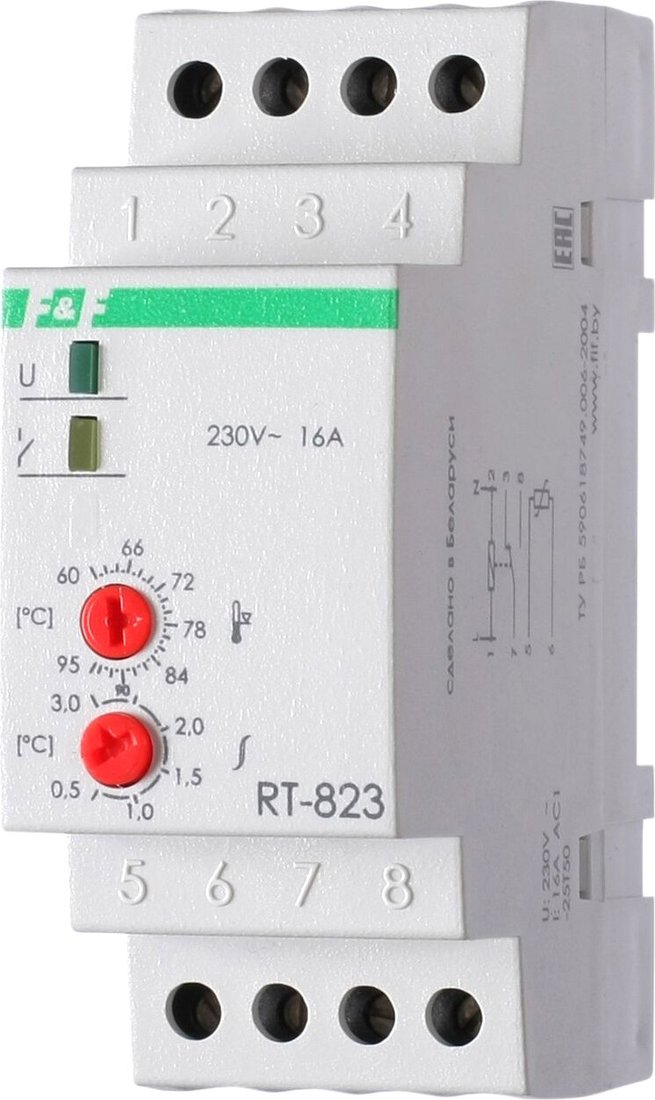 

Реле температуры Евроавтоматика F&F RT-823 EA07.001.006
