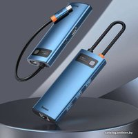 Док-станция Baseus Metal Gleam Series 6-in-1 Multifunctional USB Type C WKWG000003