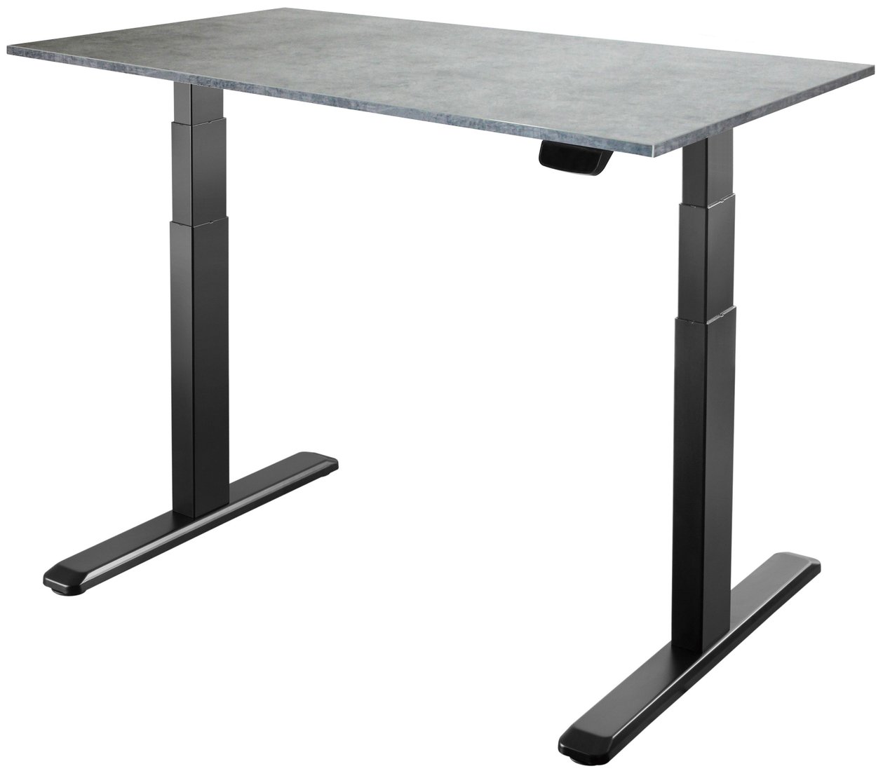 

Стол для работы стоя ErgoSmart Unique Ergo Desk 1380x800x18мм (бетон Чикаго светло-сер./черный)