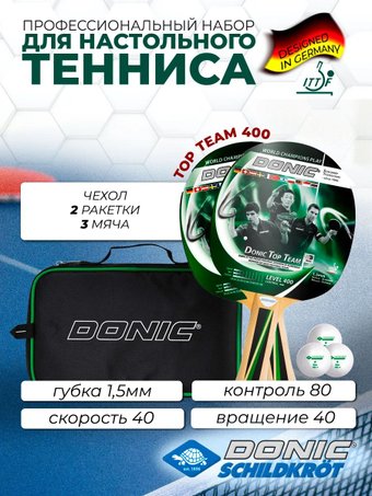 Набор для настольного тенниса Donic-Schildkrot Top Team 400 788495