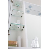  BelBagno Шкаф с зеркалом Marino-SPC-800/750-1A-BL-P-R (bianco lucido)