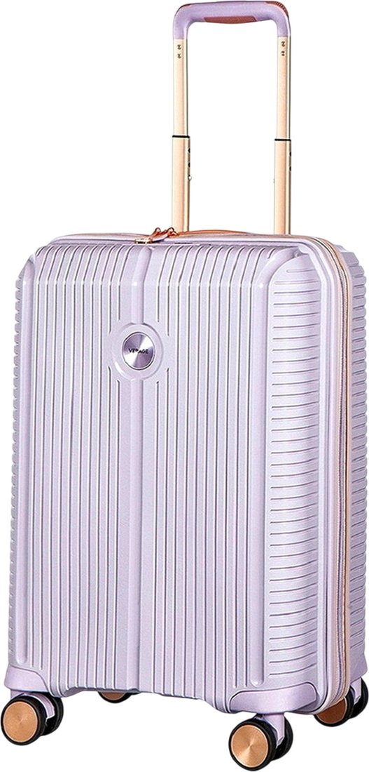 

Чемодан-спиннер Verage Rome 19006-S+ 55 см (лавандовый золотистый)