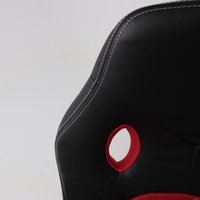 Игровое (геймерское) кресло AksHome Flaviy (черный/серый/красный)