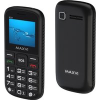 Кнопочный телефон Maxvi B201 (черный)