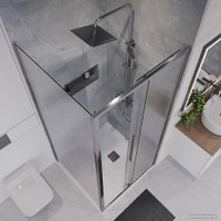 Душевой уголок Niagara 100x80x195 NG-65-10CH-CH80-34 (хром/шиншилла стекло)