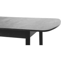 Кухонный стол ВВР ЛДСП Раздвижной (камень темный/прямое черный)