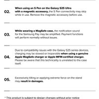 Чехол для телефона Ringke Ux Magnetic для Galaxy S25 Ultra Smoke Black