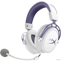 Наушники HyperX Cloud Alpha (белый/сиреневый)