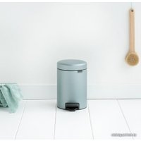 Мусорное ведро Brabantia Pedal Bin NewIcon 3 л (мятный металлик)